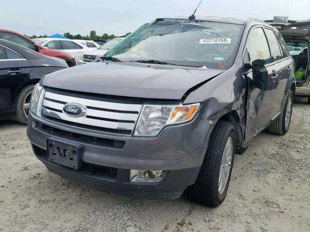 2FMDK3JC7ABB15678 - 2010 FORD EDGE SEL GRAY photo 2