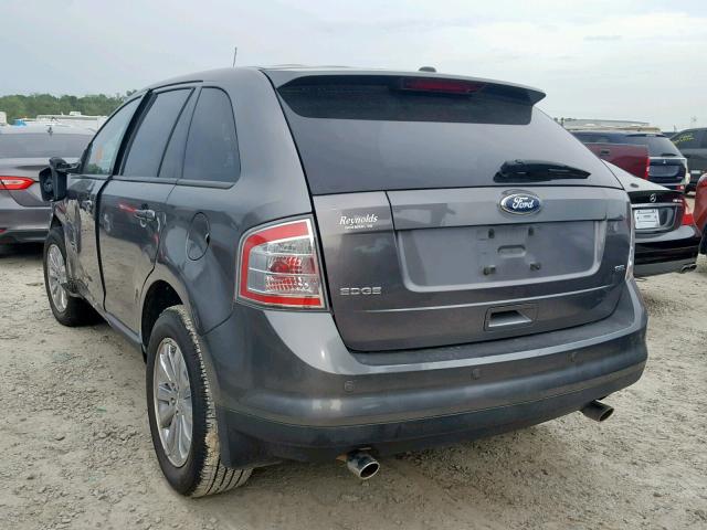 2FMDK3JC7ABB15678 - 2010 FORD EDGE SEL GRAY photo 3