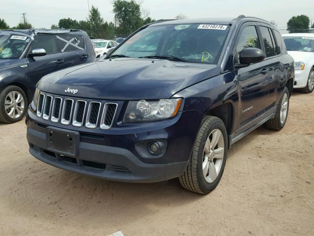 1C4NJDBB0ED505917 - 2014 JEEP COMPASS SP 蓝色 照片 2