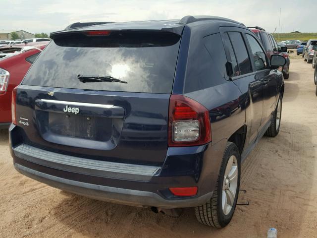 1C4NJDBB0ED505917 - 2014 JEEP COMPASS SP 蓝色 照片 4