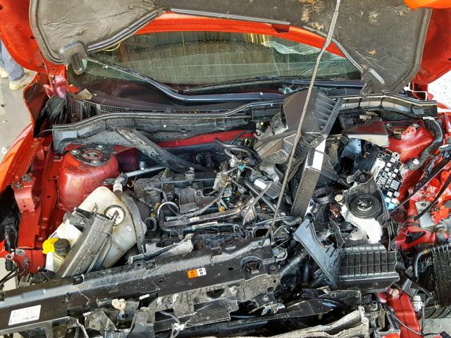 JM1BL1H5XA1178662 - 2010 MAZDA 3 S RED photo 7