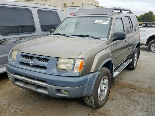 5N1ED28T81C577634 - 2001 NISSAN XTERRA XE GOLD photo 2