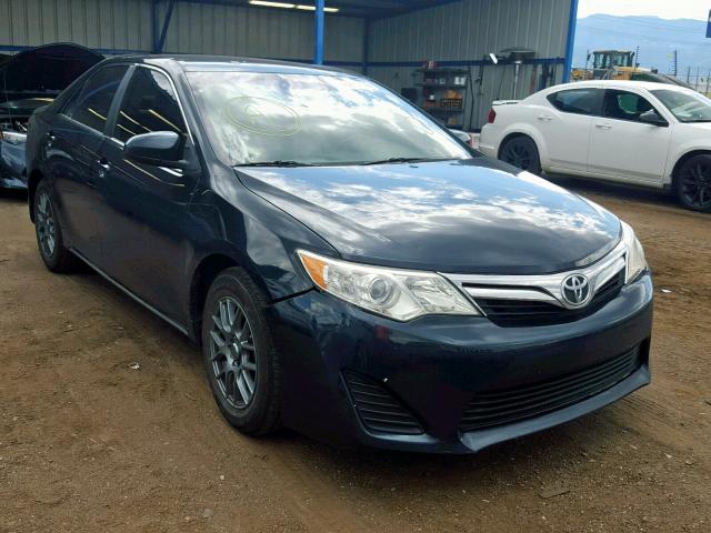 4T4BF1FK5CR257658 - 2012 TOYOTA CAMRY BASE BLUE photo 1