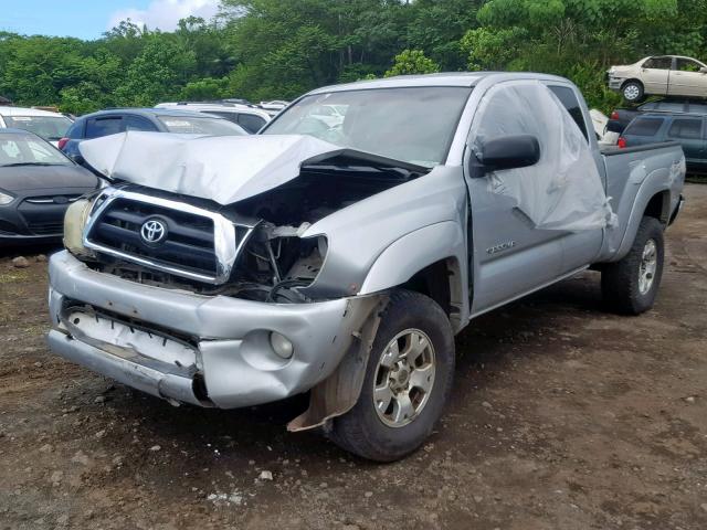 5TETU62N85Z002907 - 2005 TOYOTA TACOMA PRE SILVER photo 2