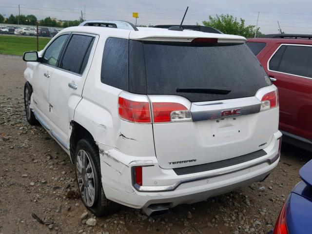 2GKFLVE38G6359832 - 2016 GMC TERRAIN DE WHITE photo 3