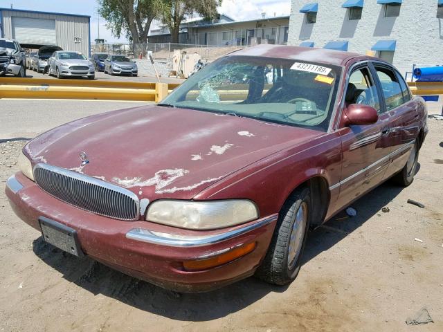 1G4CW52K9W4623895 - 1998 BUICK PARK AVENU MAROON photo 2