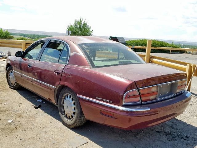 1G4CW52K9W4623895 - 1998 BUICK PARK AVENU MAROON photo 3