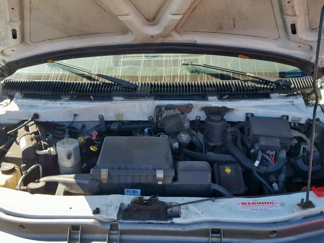 1GCDM19X35B127624 - 2005 CHEVROLET ASTRO YELLOW photo 7