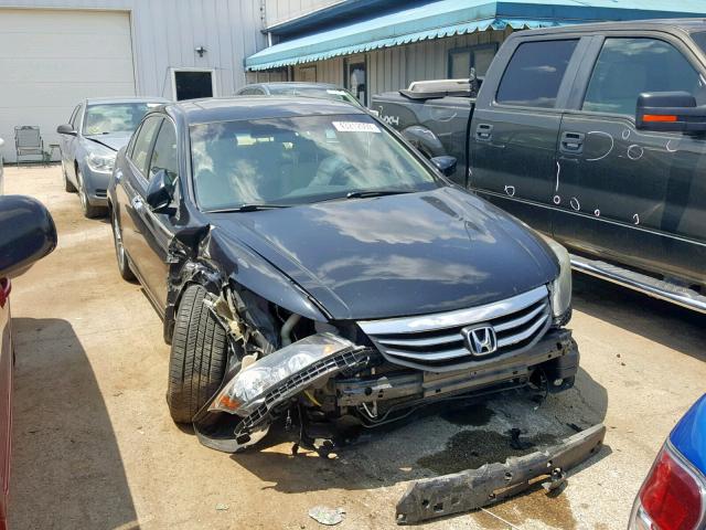 1HGCP3F87BA019053 - 2011 HONDA ACCORD EXL BLACK photo 1