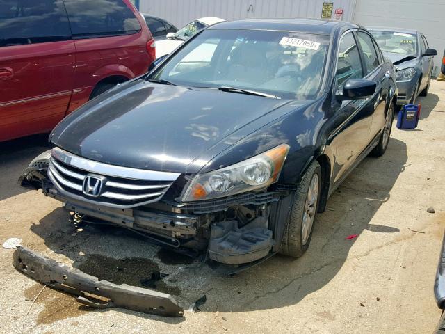 1HGCP3F87BA019053 - 2011 HONDA ACCORD EXL BLACK photo 2