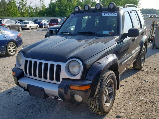 1J4GL38K64W150284 - 2004 JEEP LIBERTY RE BLACK photo 2