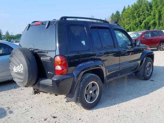 1J4GL38K64W150284 - 2004 JEEP LIBERTY RE BLACK photo 4