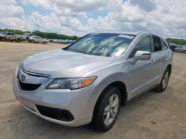 5J8TB3H3XFL006243 - 2015 ACURA RDX SILVER photo 2