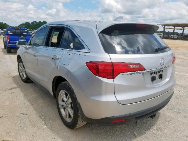 5J8TB3H3XFL006243 - 2015 ACURA RDX SILVER photo 3