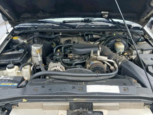 1GKDT13WXW2550452 - 1998 GMC ENVOY BROWN photo 7