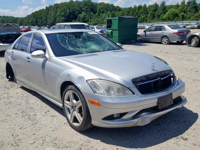 WDDNG71X17A052253 - 2007 MERCEDES-BENZ S 550 SILVER photo 1