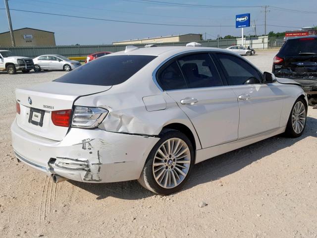 WBA3B9G51FNR93465 - 2015 BMW 335 XI WHITE photo 4