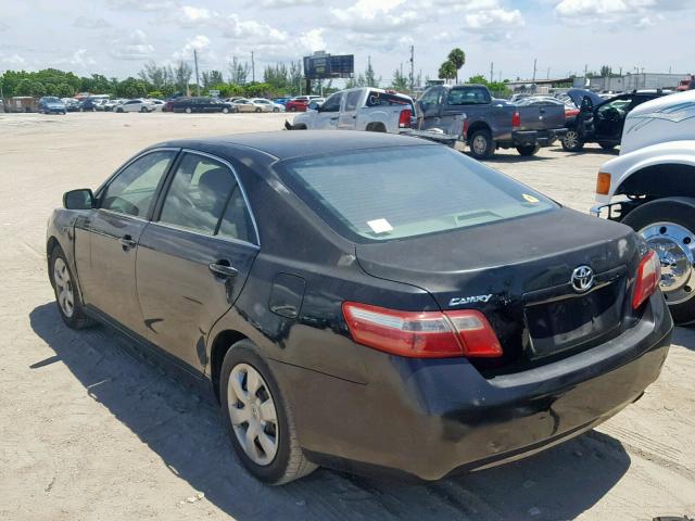 4T1BE46K57U683614 - 2007 TOYOTA CAMRY NEW BLACK photo 3