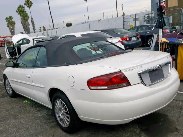 1C3EL55RX4N385047 - 2004 CHRYSLER SEBRING LX WHITE photo 3