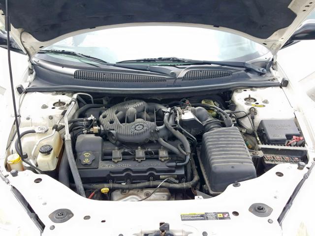 1C3EL55RX4N385047 - 2004 CHRYSLER SEBRING LX WHITE photo 7