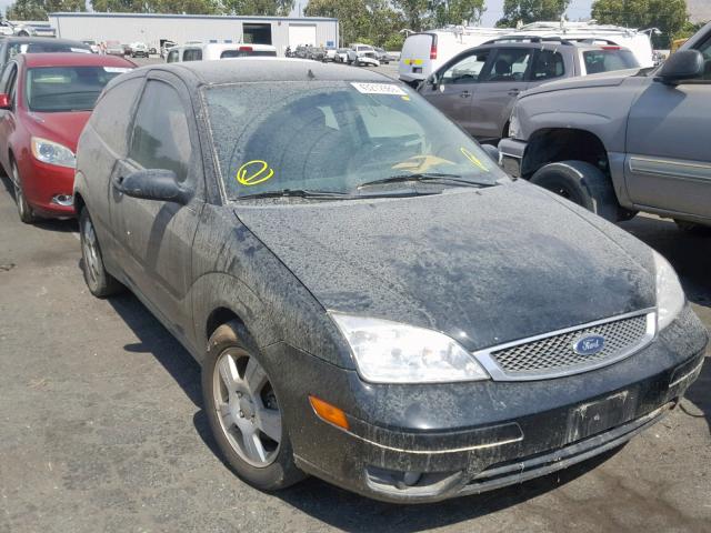 3FAFP31N95R143284 - 2005 FORD FOCUS ZX3 BLACK photo 1