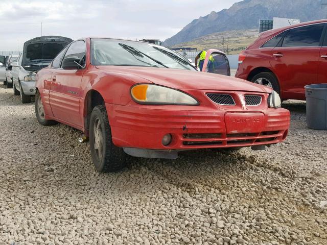 1G2NE12T1XM807784 - 1999 PONTIAC GRAND AM S RED photo 1