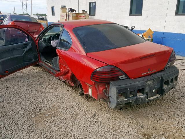 1G2NE12T1XM807784 - 1999 PONTIAC GRAND AM S RED photo 3