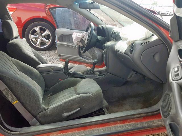 1G2NE12T1XM807784 - 1999 PONTIAC GRAND AM S RED photo 5