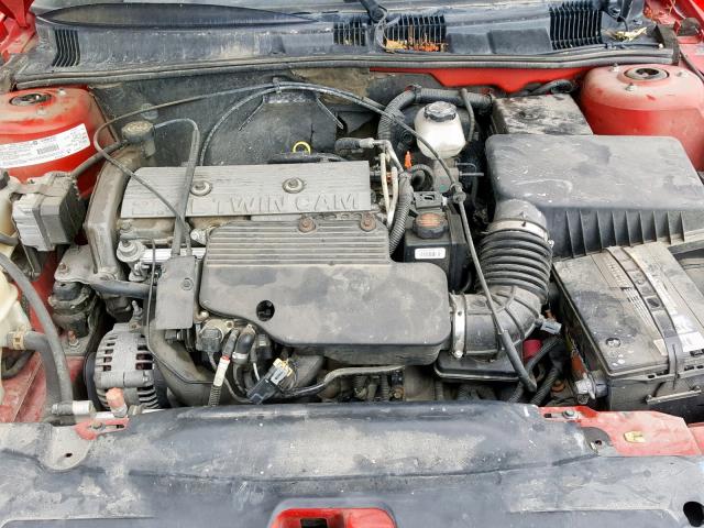 1G2NE12T1XM807784 - 1999 PONTIAC GRAND AM S RED photo 7