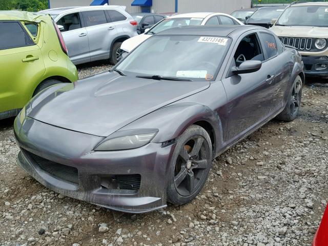 JM1FE173550155927 - 2005 MAZDA RX8 GRAY photo 2