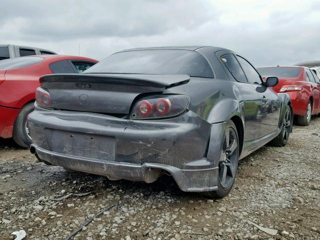 JM1FE173550155927 - 2005 MAZDA RX8 GRAY photo 4