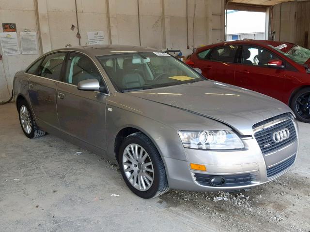 WAUDH74F66N176237 - 2006 AUDI A6 3.2 QUA GRAY photo 1