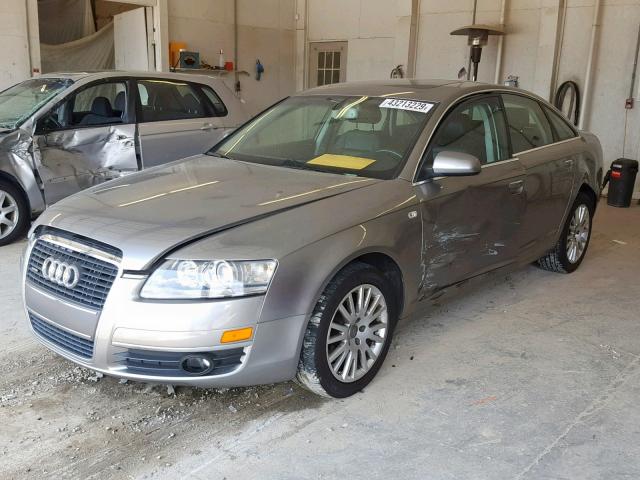 WAUDH74F66N176237 - 2006 AUDI A6 3.2 QUA GRAY photo 2