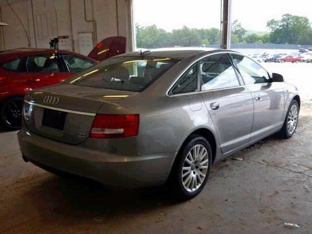 WAUDH74F66N176237 - 2006 AUDI A6 3.2 QUA GRAY photo 4