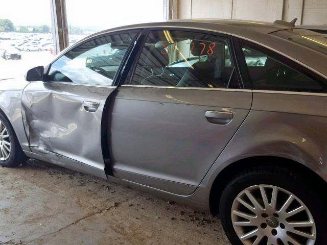 WAUDH74F66N176237 - 2006 AUDI A6 3.2 QUA GRAY photo 9