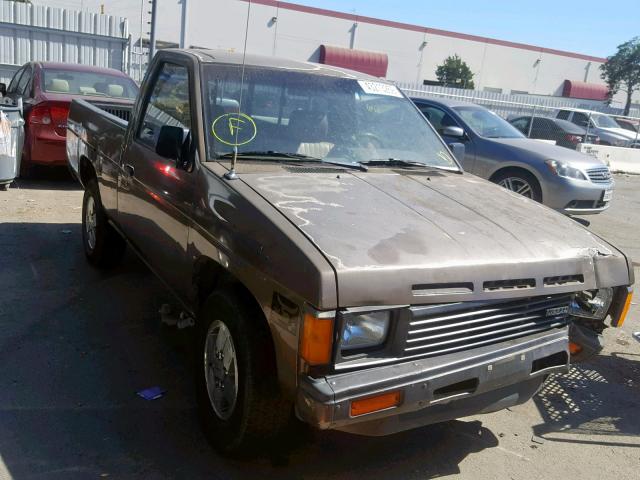 JN6ND11S7GW049877 - 1986 NISSAN D21 SHORT BROWN photo 1