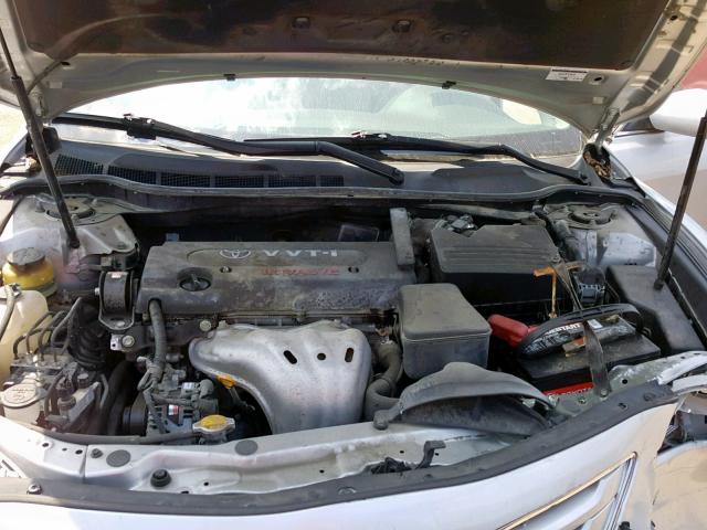 4T1BE46K87U118936 - 2007 TOYOTA CAMRY NEW SILVER photo 7