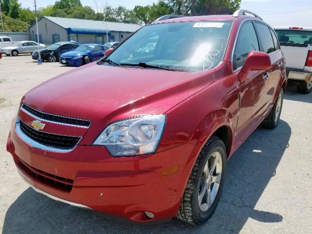 3GNFL4E51CS630966 - 2012 CHEVROLET CAPTIVA SP RED photo 2