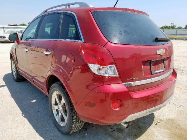 3GNFL4E51CS630966 - 2012 CHEVROLET CAPTIVA SP RED photo 3