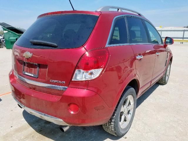 3GNFL4E51CS630966 - 2012 CHEVROLET CAPTIVA SP RED photo 4