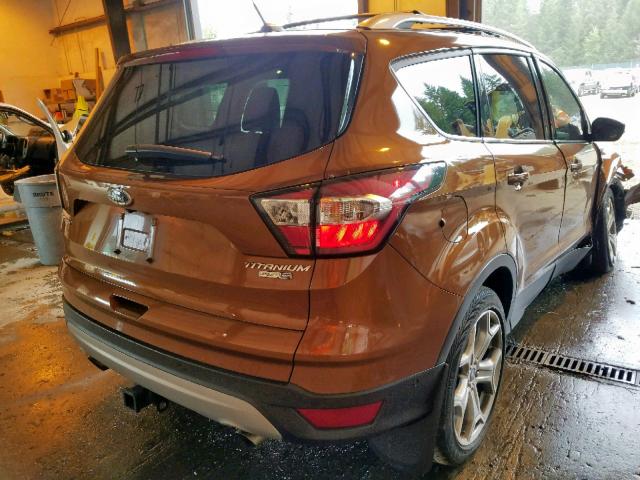 1FMCU9J90HUA51257 - 2017 FORD ESCAPE TIT ORANGE photo 4