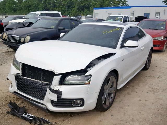 WAUWFAFR0AA083779 - 2010 AUDI A5 PRESTIG WHITE photo 2