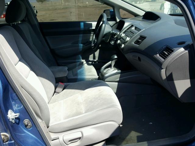 2HGFA1F59BH545730 - 2011 HONDA CIVIC LX BLUE photo 5