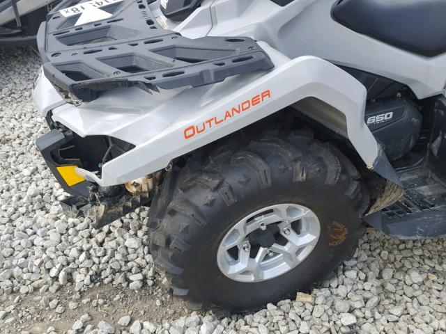 3JBLGAJ24GJ000142 - 2016 CAN-AM OUTLANDER SILVER photo 9