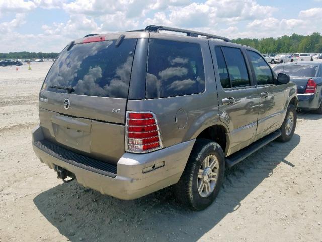 4M2ZU86E92ZJ07733 - 2002 MERCURY MOUNTAINEE GRAY photo 4