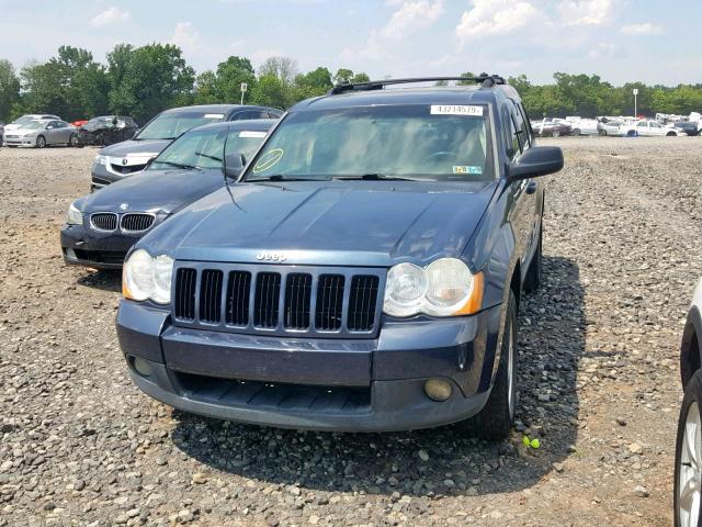 1J8GR48K39C547429 - 2009 JEEP GRAND CHER BLUE photo 2