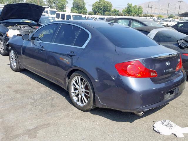 JN1CV6AP4AM202219 - 2010 INFINITI G37 BASE GRAY photo 3