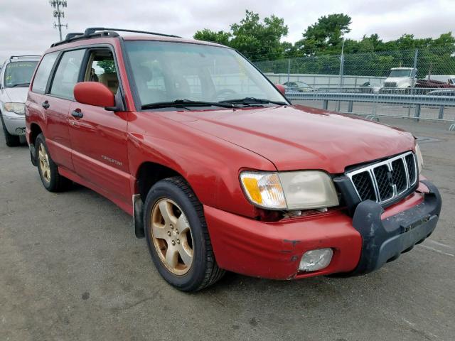 JF1SF65631H703415 - 2001 SUBARU FORESTER S RED photo 1