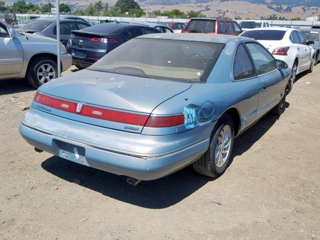 1LNLM91V9TY661785 - 1996 LINCOLN MARK VIII BLUE photo 4