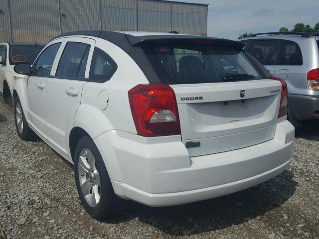 1C3CDWDAXCD506122 - 2012 DODGE CALIBER SX WHITE photo 3